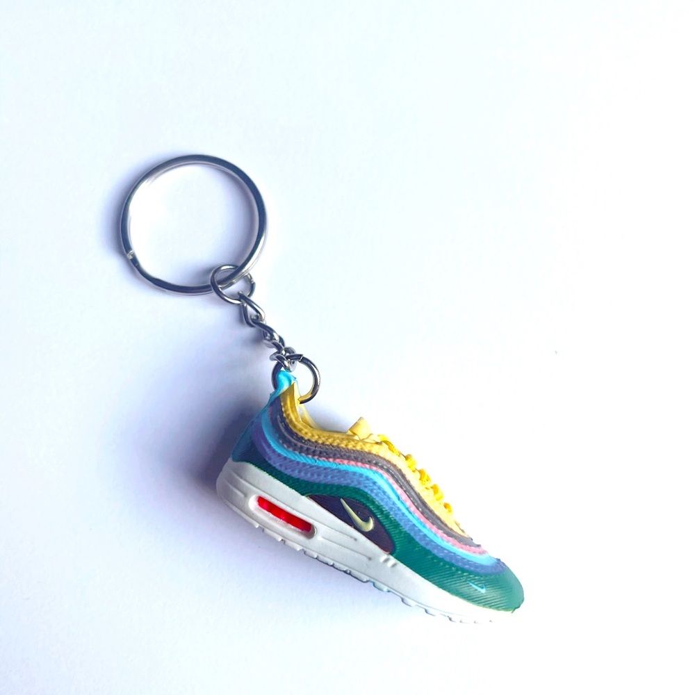 Mini shoe keychain. Listing is for ONE keychain pictured.